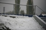 Stadion Ruchu Chorzów w śniegu [ZDJĘCIA]. W poniedziałek Wielkie Derby Śląska 2012
