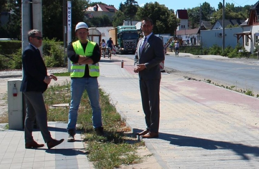 Starosta i dyrektor WZDW rozmawiali o drodze wojewódzkiej nr...