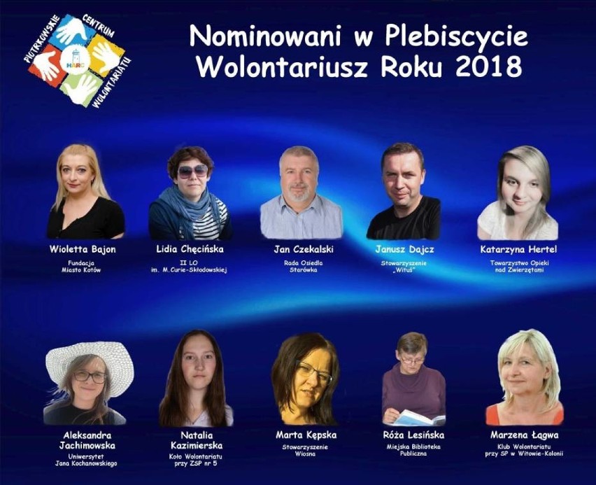 Kto Wolontariuszem Roku? Gala Wolontariatu 2018 w środę w MOK w Piotrkowie