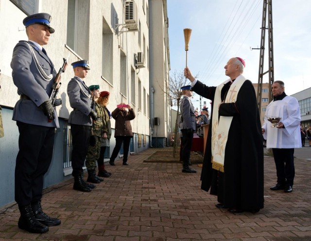 Poświęcenie pamiątkowej tablicy