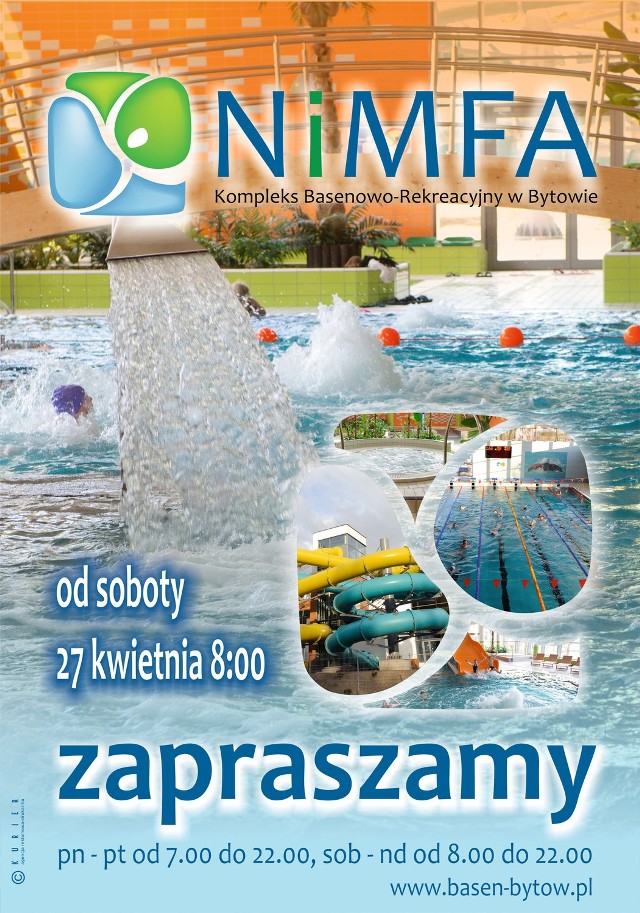 Otwarcie basenu Nimfa już w sobotę 27.04, a dziś (24.04) przecięcie wstęgi i prezentacja m.in. dla dziennikarzy