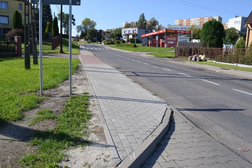 Chodnik na ulicy Radlińskiej już jest