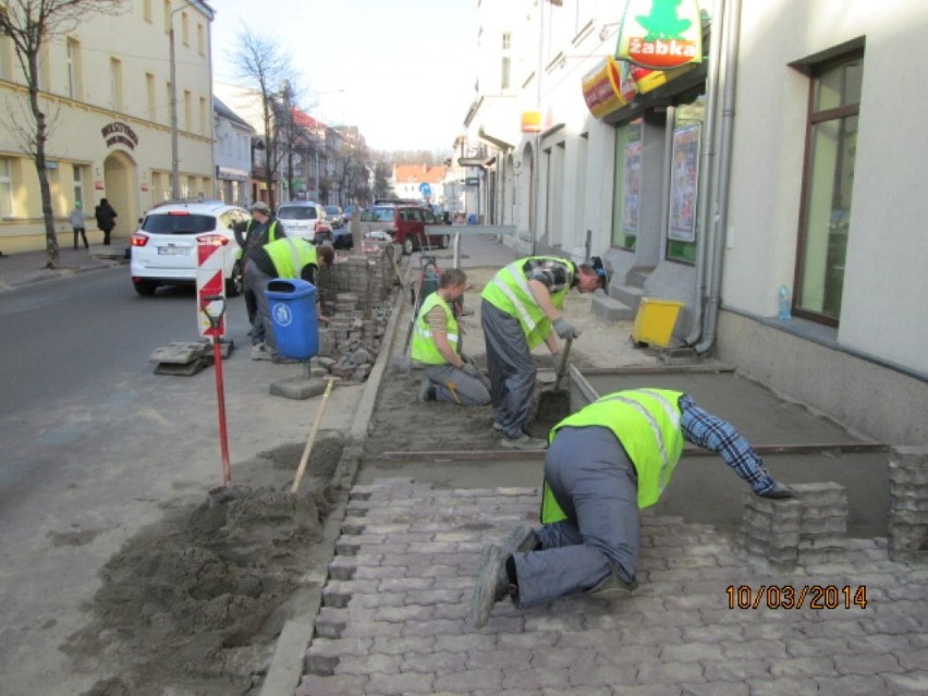 Wolsztyn prostuje chodniki