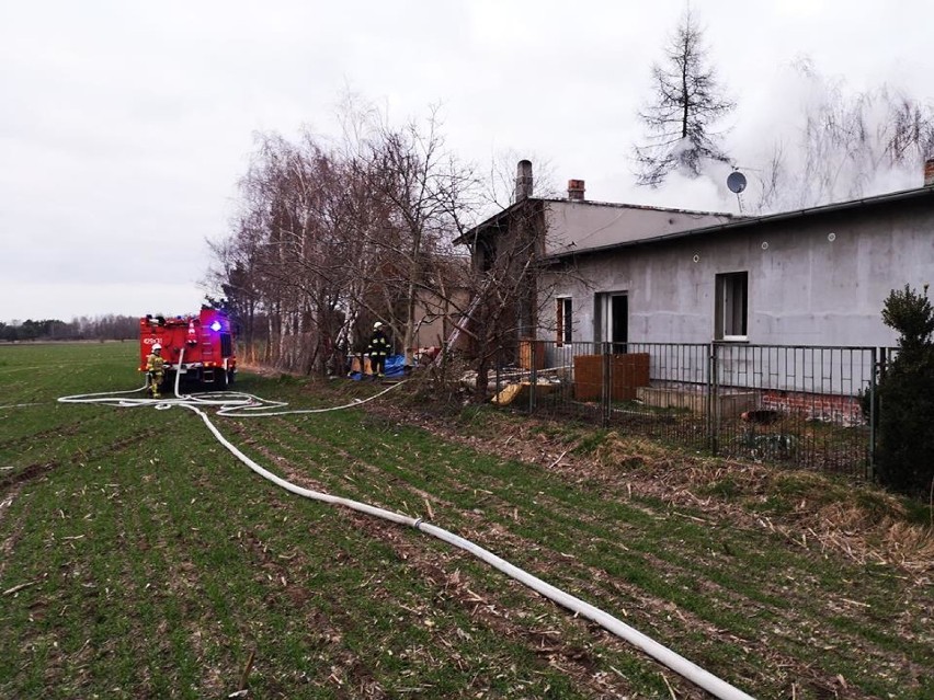 Pożar w miejscowości Wilkowyja. Relacja strażaków OSP  Kłecko 