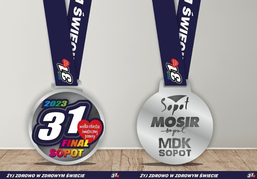 Medal z biegu "Sopot dla Orkiestry", który odbędzie się w...