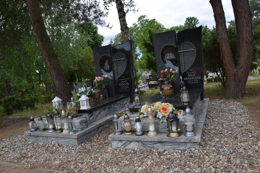 Cmentarz komunalny Nowej Soli w Otyniu. Miejsce w ciszy w...