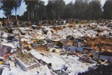 20 lat temu wielka woda zniszczyła cmentarz w Rybniku. Zobaczcie zdjęcia z tej katastrofy! GALERIA
