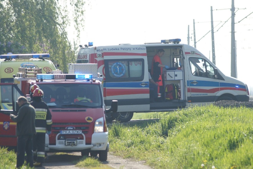 Wypadek na przejeździe kolejowym w miejscowości Szulec koło...