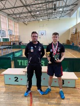 Michał Przybył, młody tenisista IKS Start Zduńska Wola zdobył trzy złote medale na mistrzostwach wojewódzkich ZDJĘCIA