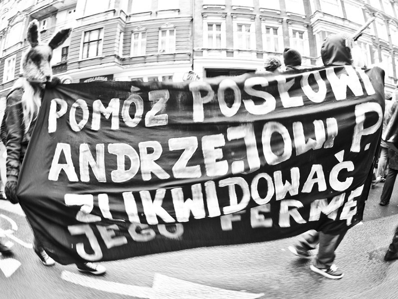 Szczecin: Kolejny protest Szczecińskiej Inicjatywy na Rzecz Zwierząt Basta! [ZDJĘCIA]
