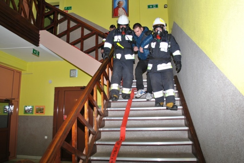 Dom Pomocy Społecznej w Skubarczewie: Strażackie ćwiczenia
