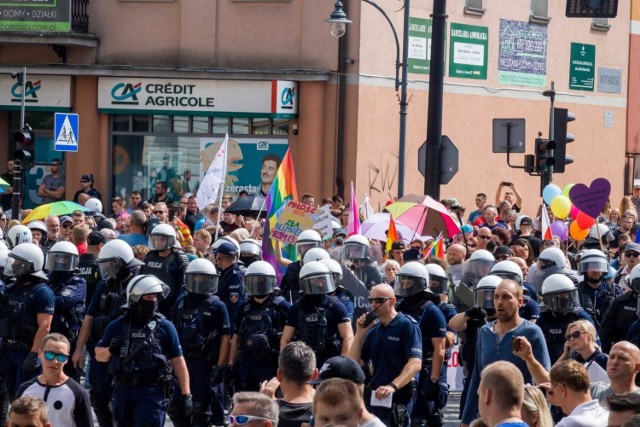 Sobotni Marsz Równości był pierwszym, organizowanym w Białymstoku.