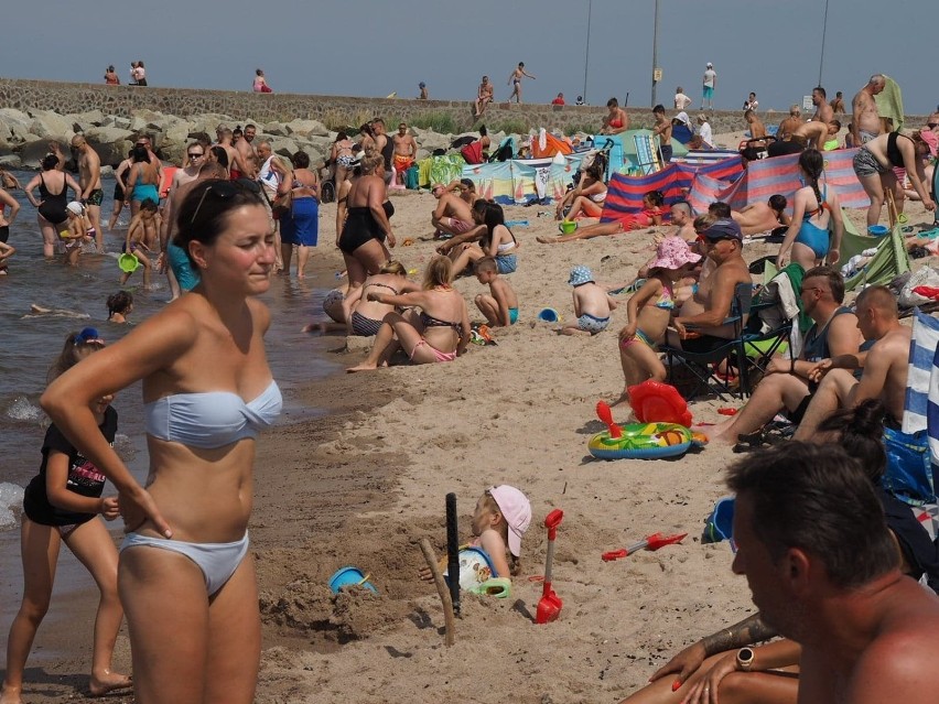 Upalnie na plaży w Darłówku Zachodnim. Zobacz zdjęcia