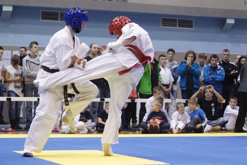 Mistrzostwa karate Shinkyokushinkai w Tarnowie.