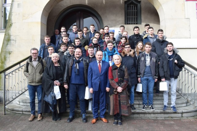 W marcu Krotoszyn odwiedziła grupa uczniów z policealnego studium  z francuskiej miejscowości Fontenay-le-Comte