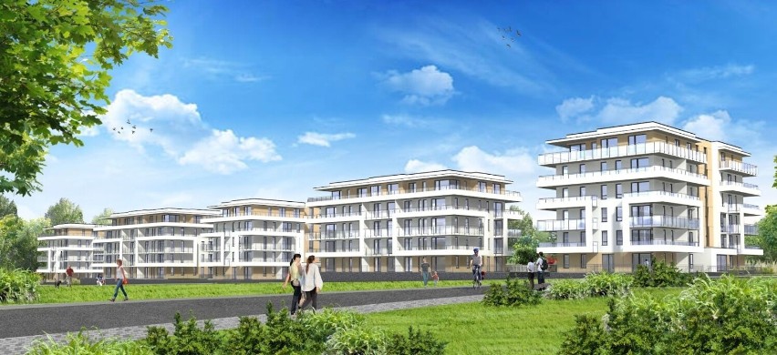 Trwa budowa nowego osiedla mieszkaniowego na radomskich Borkach. Tak będzie wyglądało. Zobacz wizualizacje