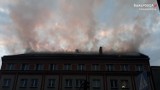 Pożar kamienicy w centrum Tarnowskich Gór.  25 osób zostało ewakuowanych z mieszkań