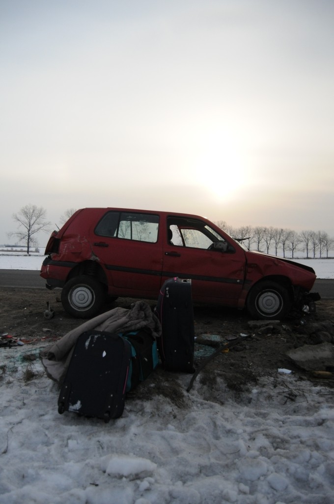 Droga 434, Księginki: wypadek volkswagena. Kobieta w szpitalu [ZDJĘCIA]