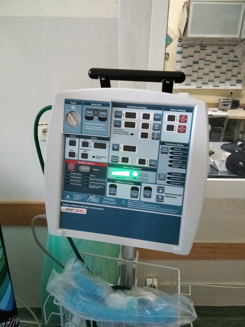 Szpital Świętego Ducha w Rawie ma nowy respirator