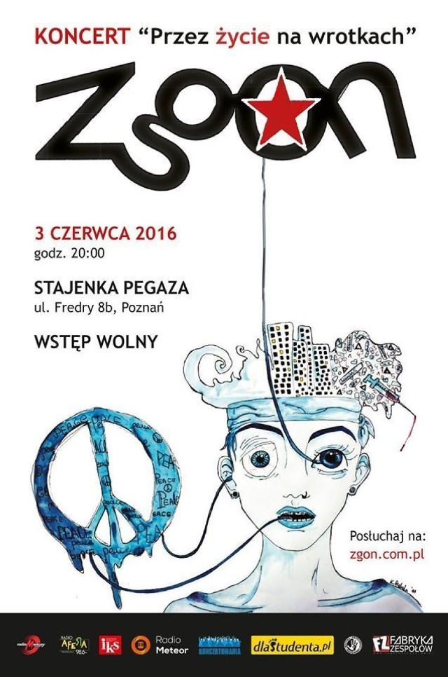 Koncert ZGON / 03.06.16 / Poznań Stajenka Pegaza