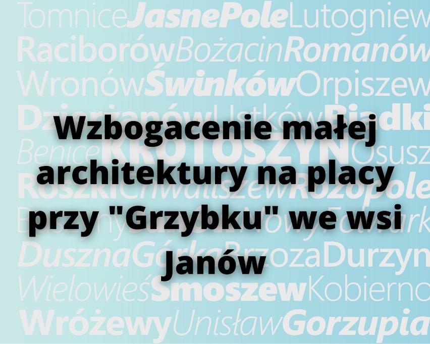 Krotoszyński Budżet Obywatelski rusza jutro! Znamy już propozycje budżetowe! [ZDJĘCIA]