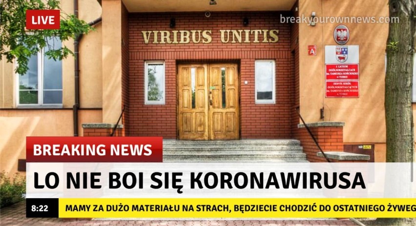 Memy na koronawirusa ze Zduńskiej Woli i Sieradza. To nas...