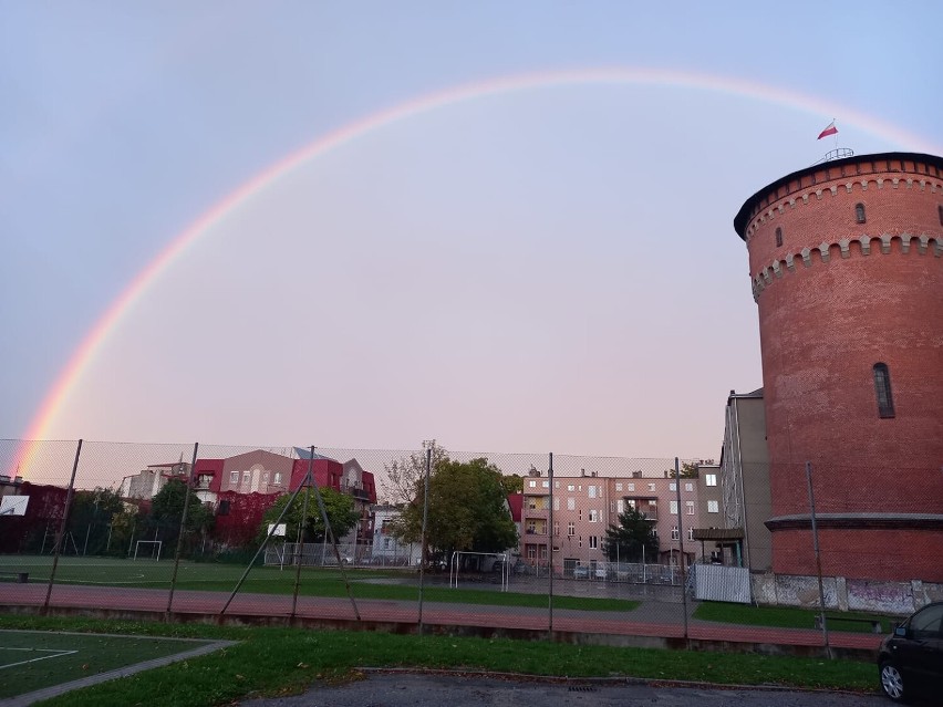 Tęcza nad Lesznem 27 września 2022