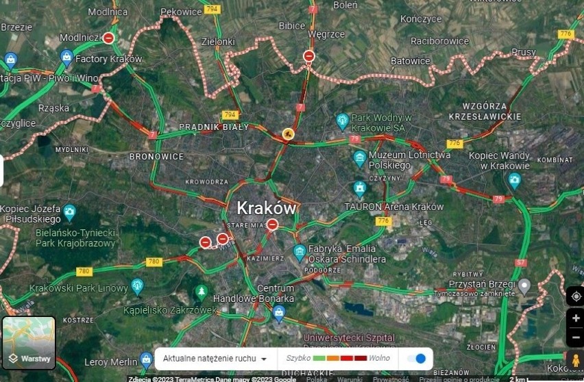 Aktualna sytuacja w Krakowie