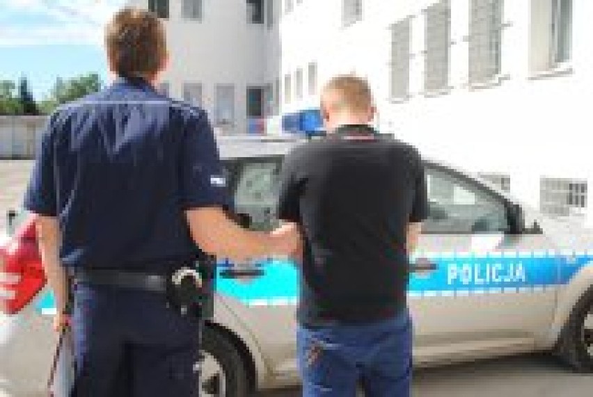 policjanci KMP w Piotrkowie zatrzymali złodzieja