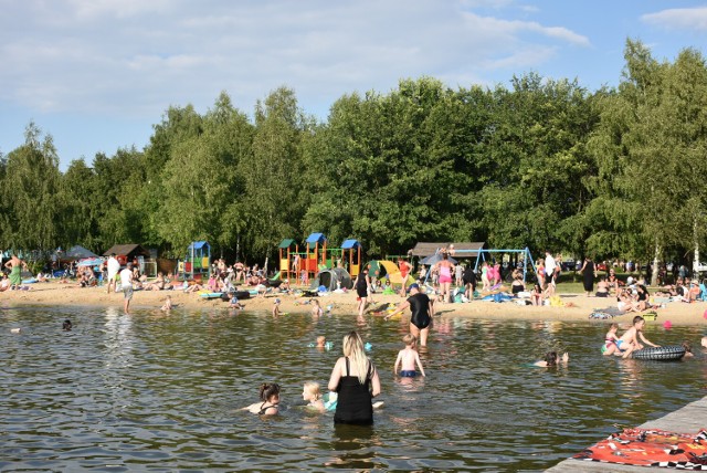 Rowerzyści  wyruszą znad malowniczego zalewu Żółtańce, w gminie Chełm. Fot.