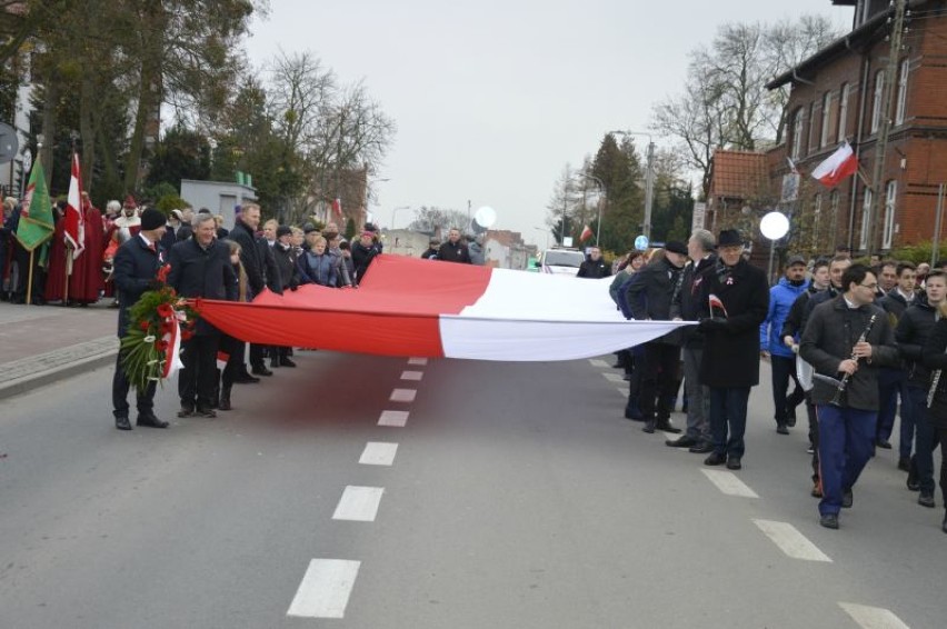 Narodowe Święto Niepodległości w Sztumie - uroczystości pod Głazem Pamięci