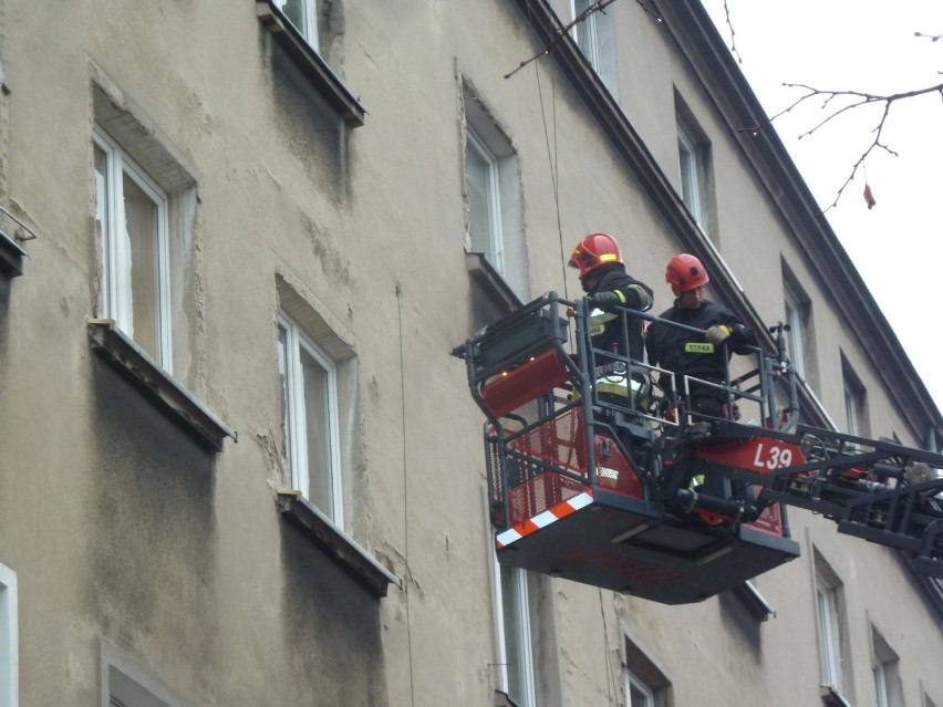 Akcja strażaków na Górnośląskiej