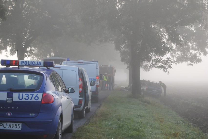 Tragiczny wypadek koło Niechanowa. Nie żyje znany lekarz Roman Serafinowski