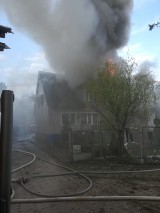 Przygnębiający widok częściowo spalonego domu mieszkalnego w Tulicach [ZDJĘCIA]
