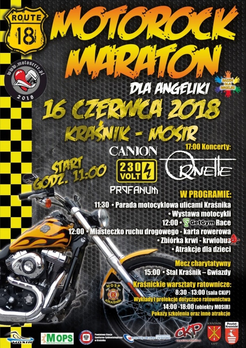 Motorock Maraton i Mecz Gwiazd w Kraśniku. Na boisku zagrają znani aktorzy