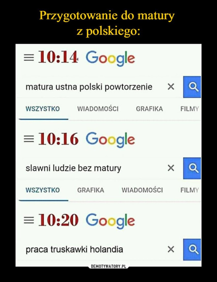 Matura 2019. Beka z maturzystów, czyli najlepsze MEMY o egzaminach