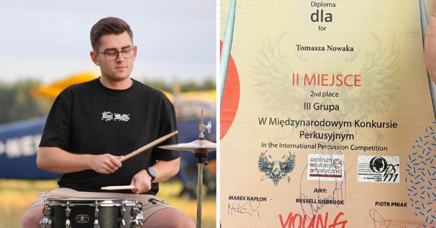 Tomasz Nowak laureatem XVII Międzynarodowego Konkursu Gry na Zestawie Perkusyjnym „Young Drum Hero” 