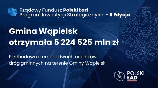 Jeden z projektów obejmuje przebudowę trasy Długie-Ruszkowo (3,6 km) i budowę drogi Ruszkowo-Jakubkowo na odcinku 1,9 km