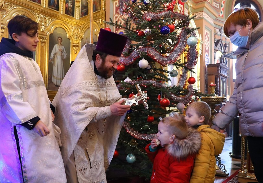 Prawosławne Boże Narodzenie w cerkwi w Piotrkowie