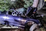 Tragiczny wypadek niedaleko Gubina bmw wypadło z drogi i uderzyło w drzewo. Na miejscu zginał 40-letni kierowca