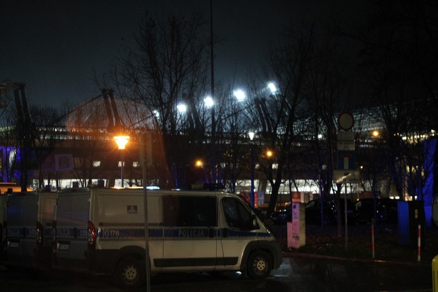 Stadion Wisły Kraków podczas derbów z Cracovią (7.11.2021)