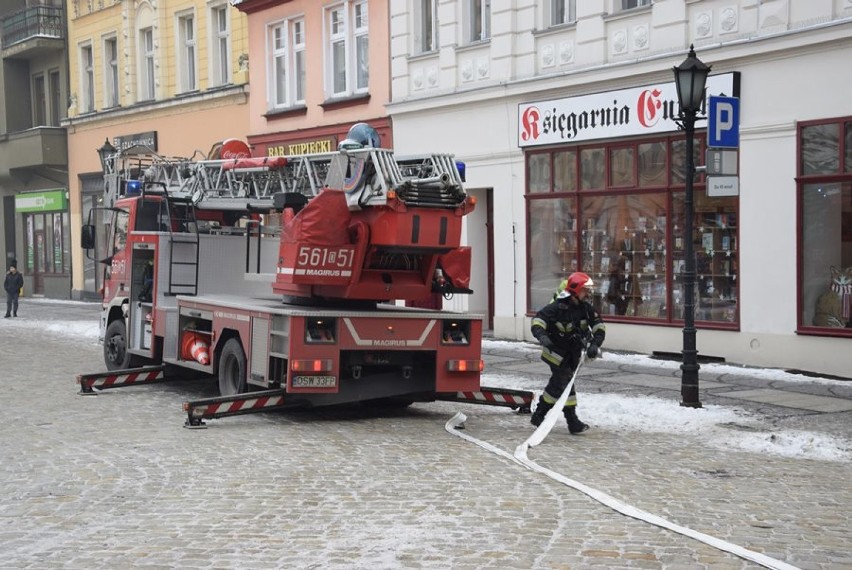 Pożar zabytkowej kamienicy