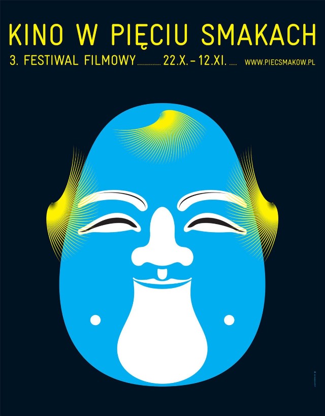 Oficjalny plakat Festiwalu Filmowego Kino w Pięciu Smakach