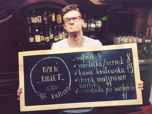 Cafe Kultura włącza się w organizację wszelkich, ważnych okazji. Nie inaczej było wczoraj, w święto kobiet.