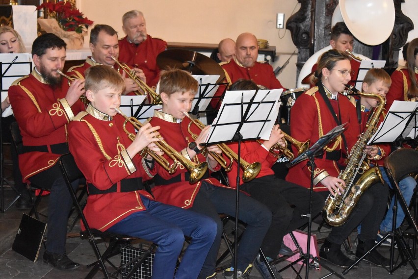 Orkiestra Dęta Gminnego Ośrodka Kultury uświetniła święto Trzech Króli
