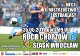 Ruch Chorzów - Śląsk Wrocław [KONKURS]. Wygraj bilety na mecz!