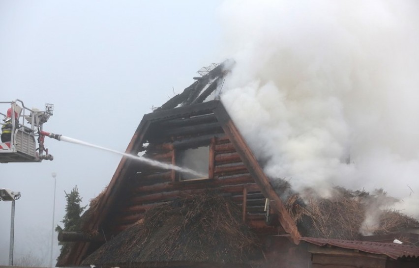 Pożar przy ul. Południowej w Szczecinie. Spłonęła restauracja Chałupa