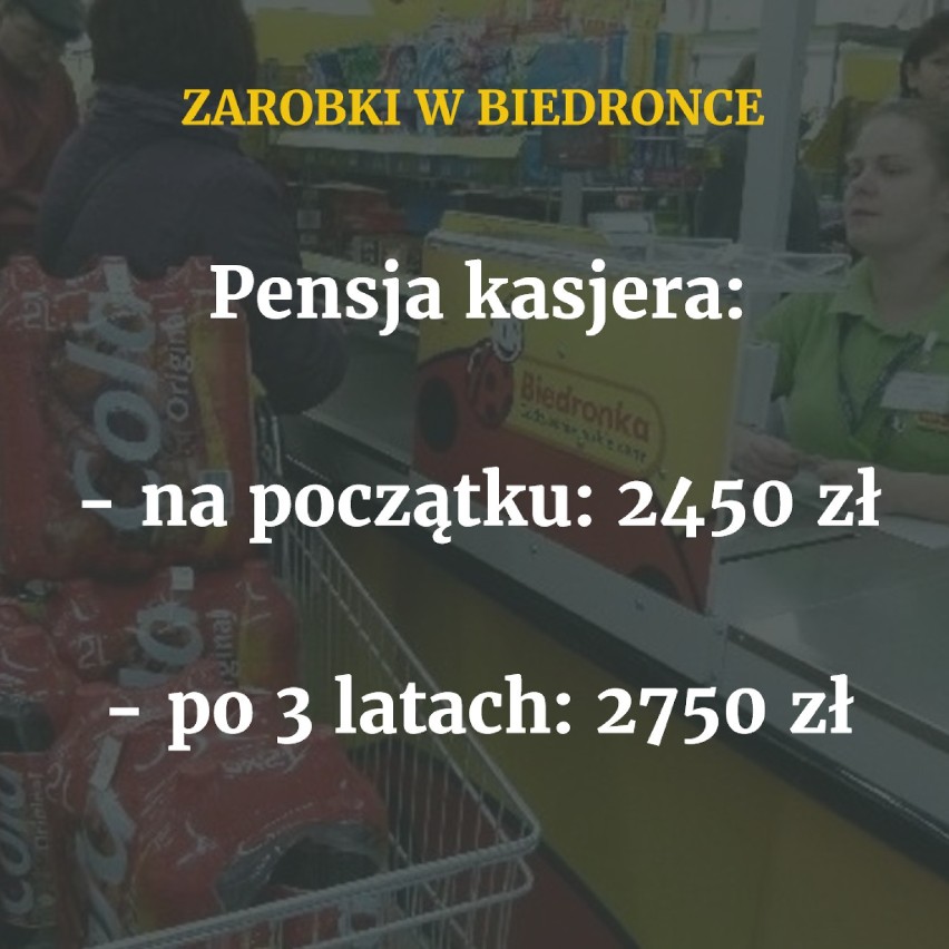 Zarobki w Biedronce