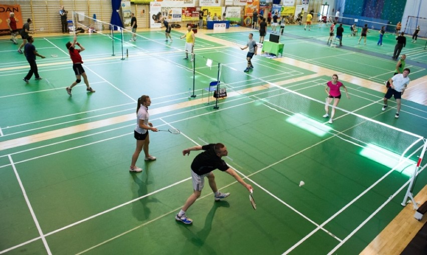 Łódzki turniej badmintona w Pabianicach 2014