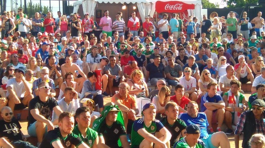 Euro 2016 Pleszew - pleszewianie oglądali mecz w Nicei